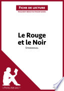 Cover of Le Rouge et le Noir de Stendhal (Fiche de lecture)