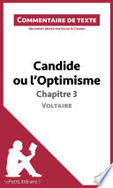 Cover of Candide ou l'Optimisme de Voltaire - Chapitre 3