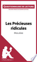 Cover of Les Précieuses ridicules de Molière