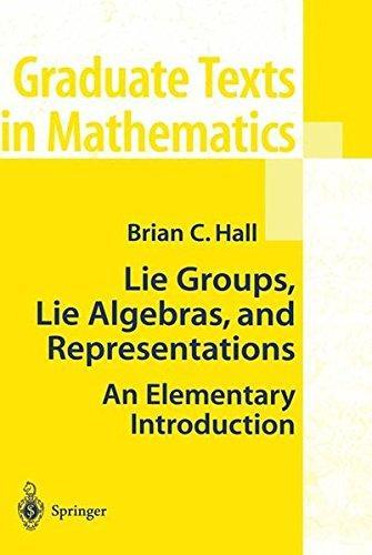 Cover of Lie Groups, Lie Algebras, and Representations: An Elementary Introduction