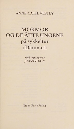 Cover of Mormor og de åtte ungene på sykkeltur i Danmark