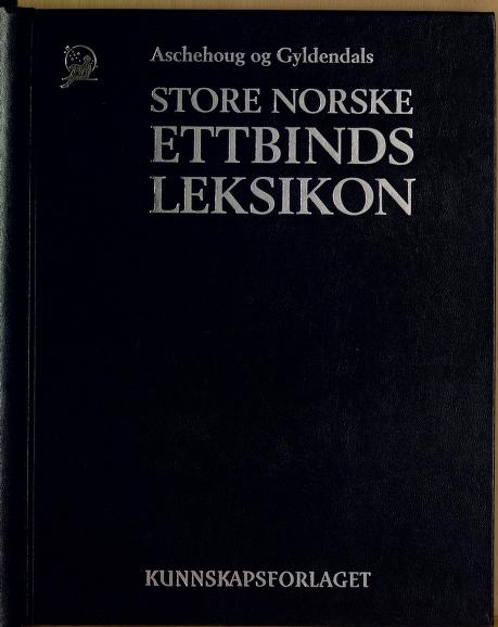 Cover of Aschehoug og Gyldendals store norske ettbinds leksikon