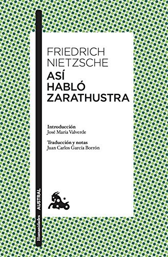 Cover of Así habló Zarathustra