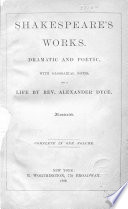 Cover of Shakespeare's Works