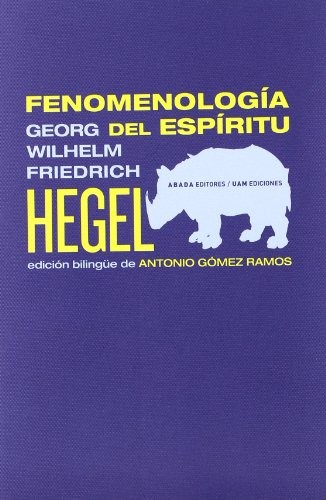 Cover of Fenomenología del espíritu