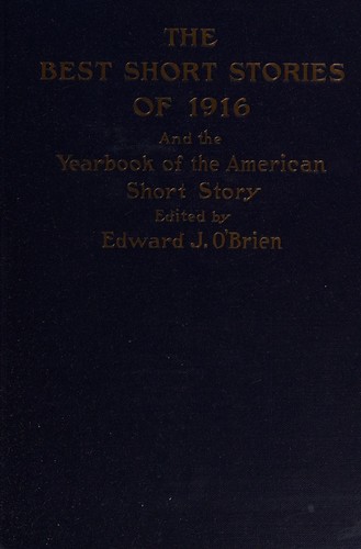 Cover of The Best Short Stories of 1916