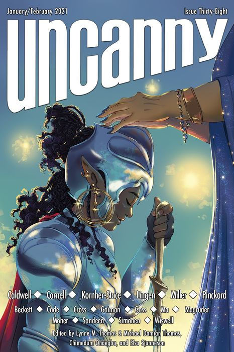 Cover of Uncanny Magazine Issue 38: January/February 2021