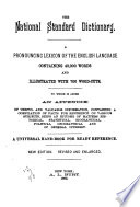 Cover of The National Standard Dictionary