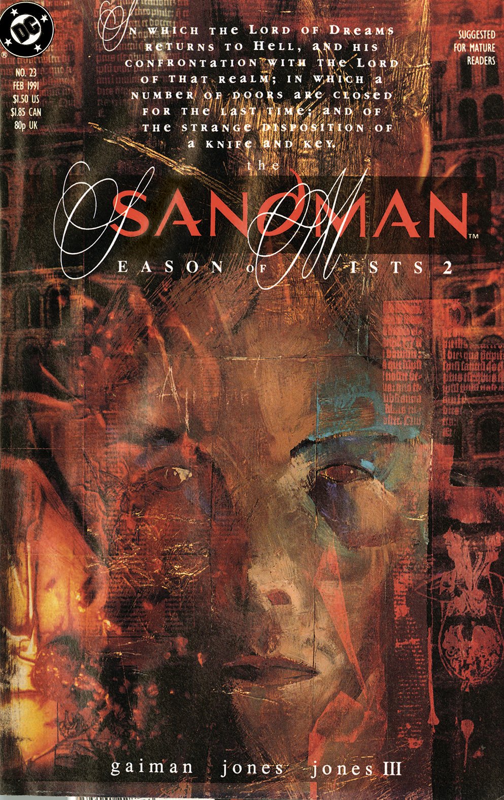 Cover of The Sandman #23: Season of Mists Chapter 2