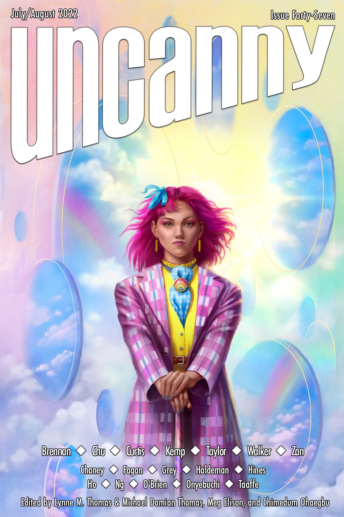 Cover of Uncanny Magazine Issue 47: July/August 2022