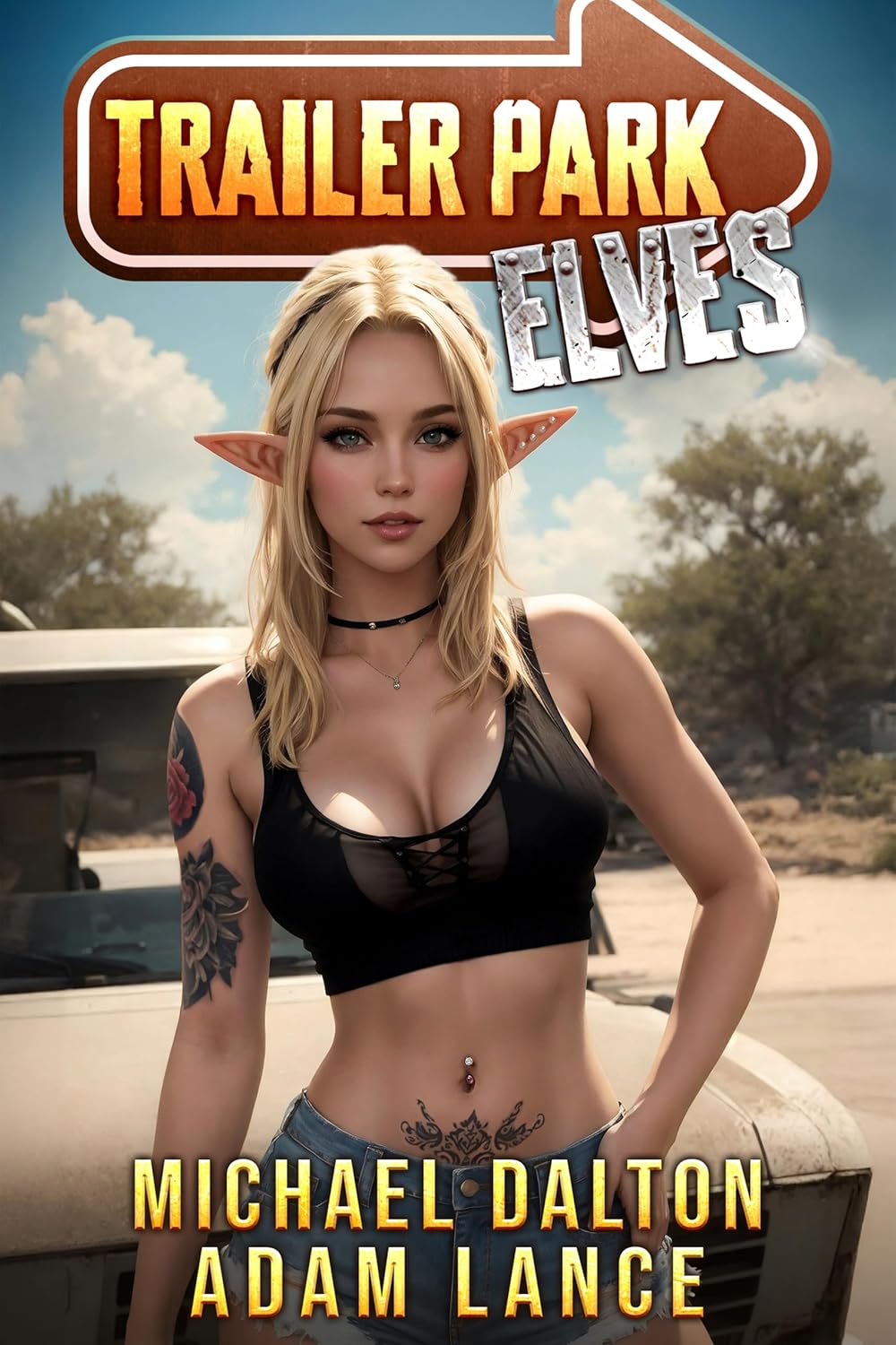 Cover of Trailer Park Elves: A Humorous LitRPG Slice-of-Life Adventure