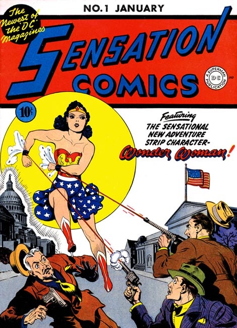 Cover of Sensation Comics #1