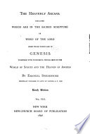 Cover of Theological Works: The heavenly arcana disclosed ... which are in Genesis