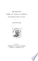 Cover of Dramatic Works of William D'Avenant