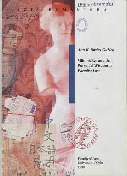 Cover of Milton's Eve and the pursuit of wisdom in Paradise lost